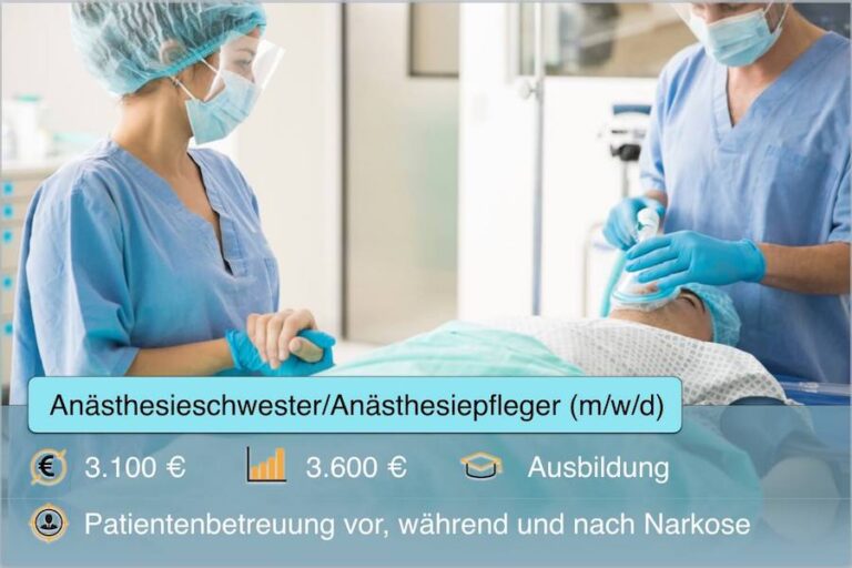 Anaesthesieschwester Anaesthesiepfleger