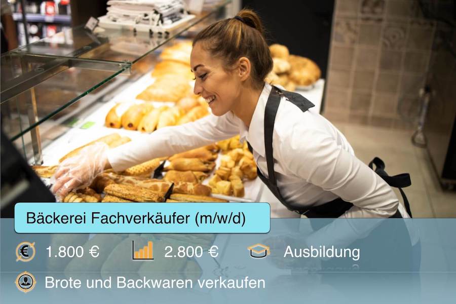 Baeckerei Fachverkaeuferin Beruf Steckbrief Ausbildung