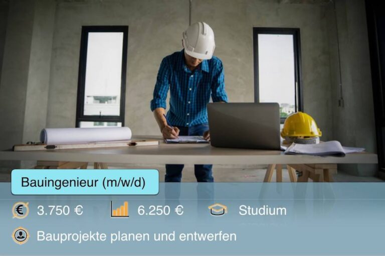 Bauingenieur Beruf Steckbrief Aufgaben Studium