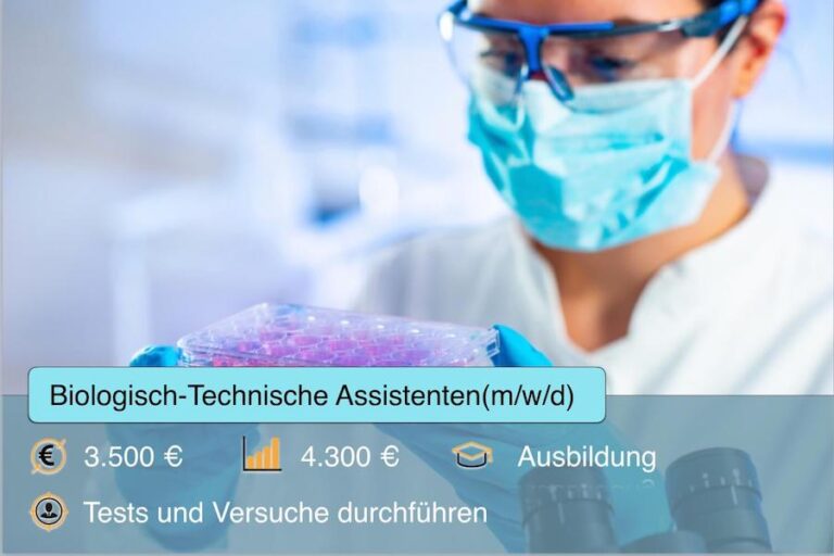 Biologisch-technische Assistenten BTA Beruf Profil Ausbildung