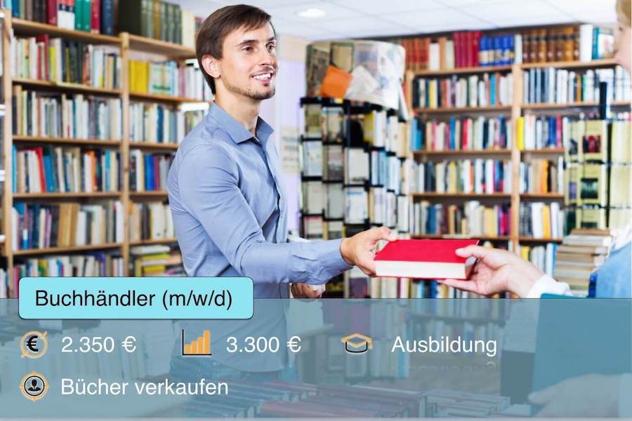 Buchhaendler Beruf Berufsprofil Steckbrief Ausbildung