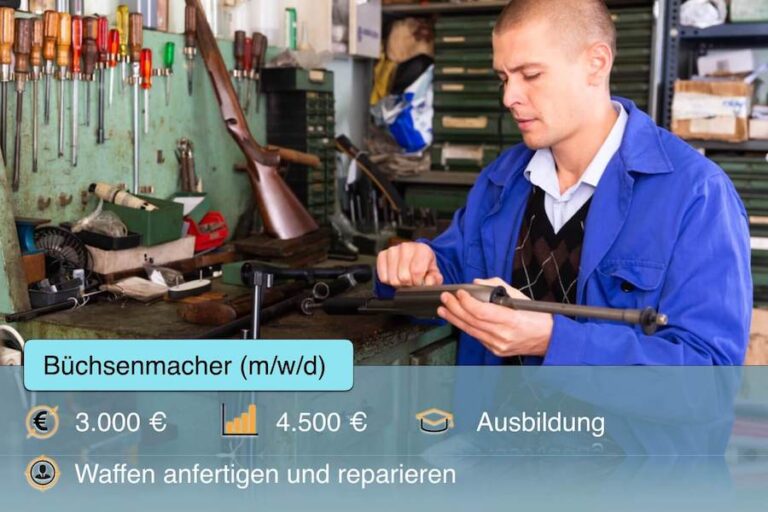 Buechsenmacher Beruf Profil Steckbrief Ausbildung