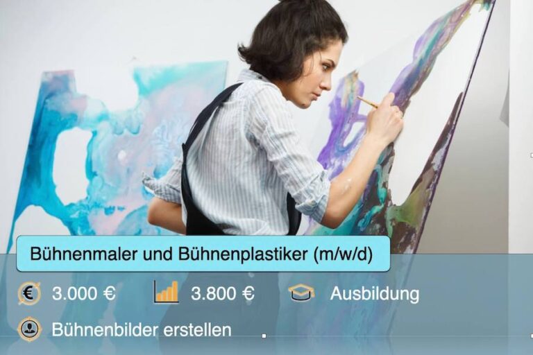 Buehnenmaler Buehnenplastiker Beruf Profil Steckbrief Aufgaben Ausbildung