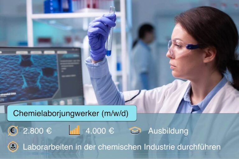 Chemielaborjungwerker werden Beruf Profil Ausbildung