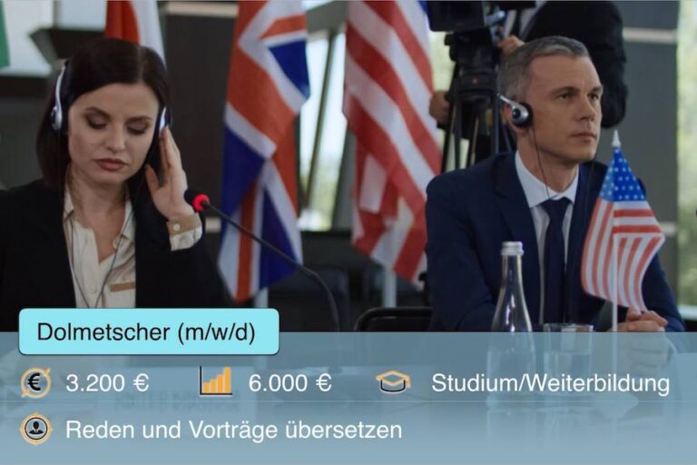 Dolmetscher Beruf Profil Steckbrief Aufgaben Studium
