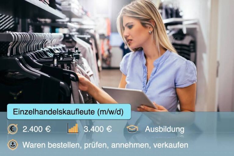 Einzelhandelskaufleute Einzelhandelskaufmann Einzelhandelskauffrau Beruf Steckbrief Profil