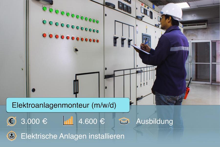 Elektroanlagenmonteure Beruf Profil Aufgaben Ausbildung