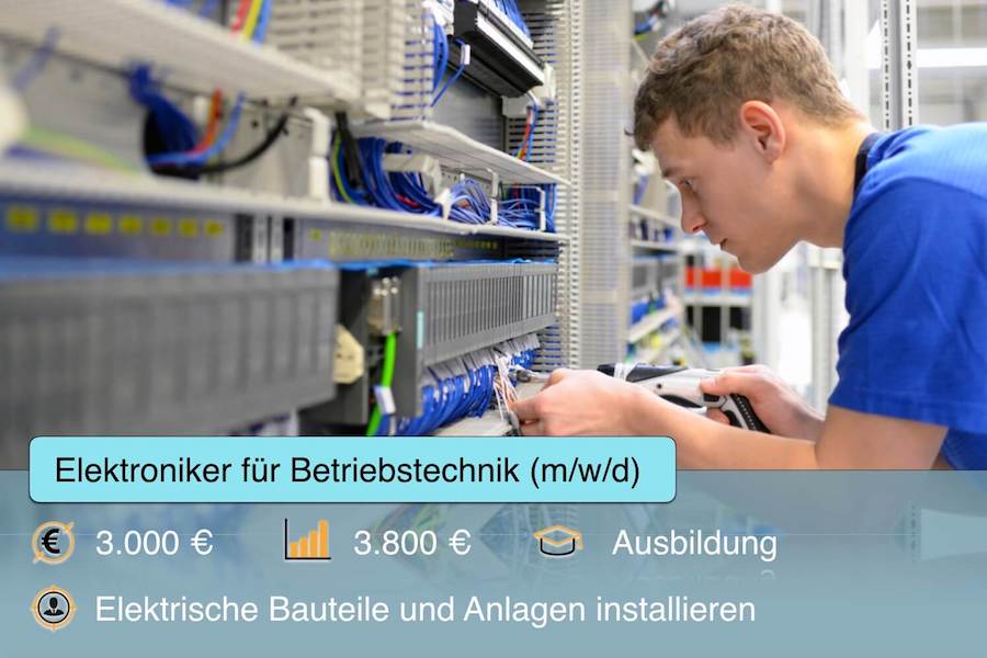 Elektroniker fuer Betriebstechnik Beruf Profil Aufgaben Ausbildung