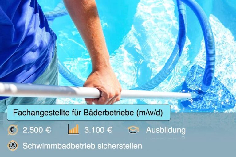 Fachangestellte fuer Baederbetriebe Beruf Ausbildung Profil Steckbrief