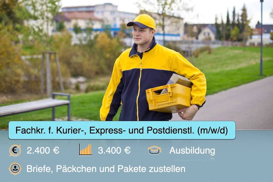 Fachkraefte fuer Kurier Express und Postdienstleistungen Beruf Brieftraeger