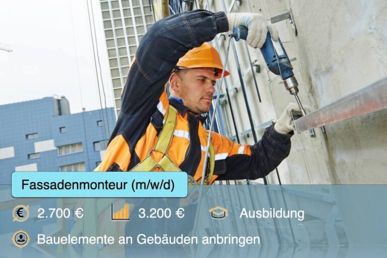 Fassadenmonteur Fassadenbauer Beruf Profil Steckbrief