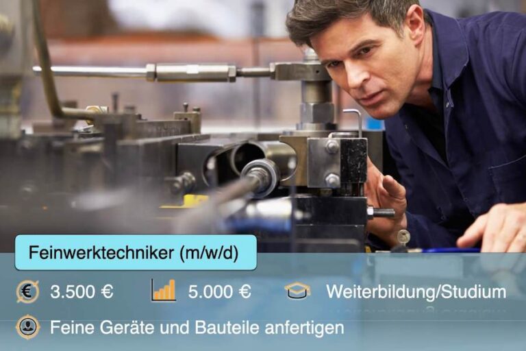 Feinwerktechniker Beruf Profil Steckbrief Aufgaben Weiterbildung