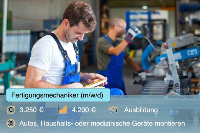 Fertigungsmechaniker Beruf Profil Ausbildung