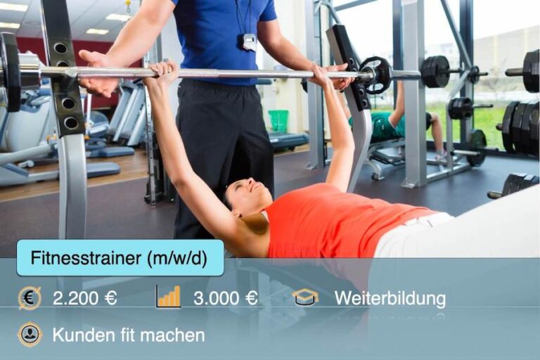 Fitnesstrainer Beruf Profil Aufgaben Weiterbildung Lizenz Personal Trainer