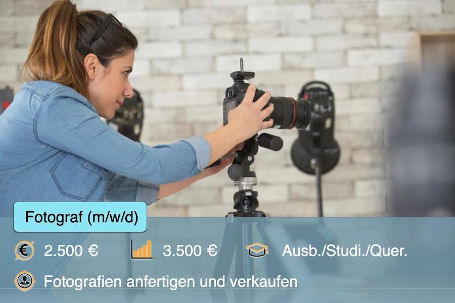 Fotograf Beruf Profil Steckbrief Aufgaben Ausbildung Quereinstieg