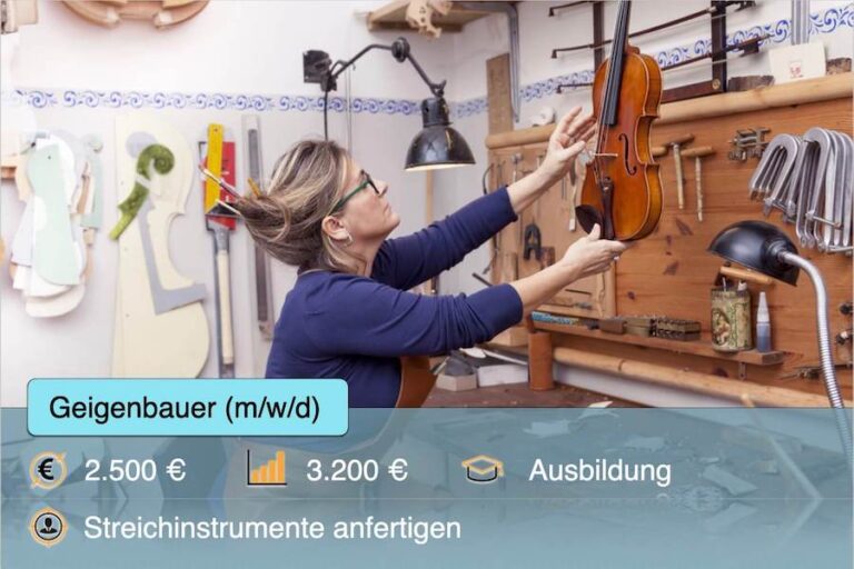 Geigenbauer Beruf Profil Steckbrief Ausbildung