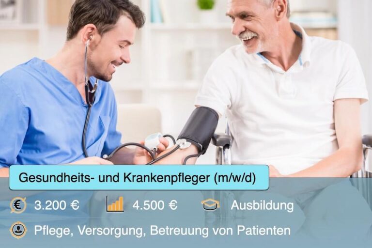 Gesundheits- und Krankenpfleger Beruf Ausbildung