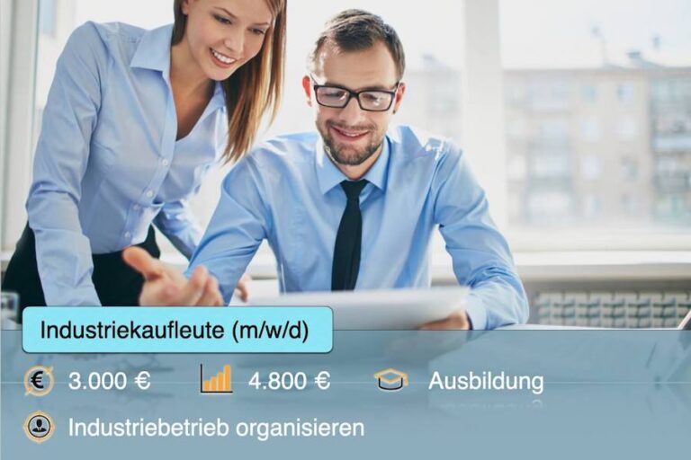 Industriekaufleute Industriekaufmann Industriekauffrau