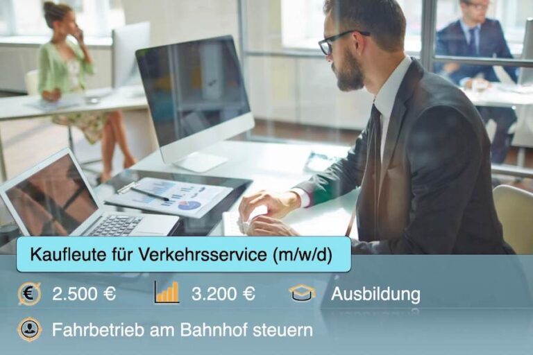 Kaufleute fuer Verkehrsservice Beruf Profil Aufgaben