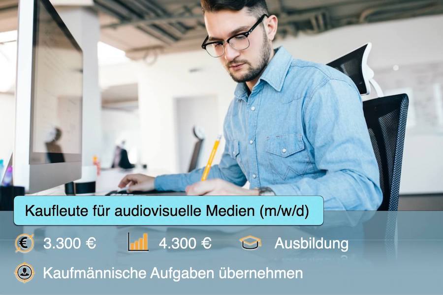 Kaufleute fuer audiovisuelle Medien Beruf Kaufmann Profil Aufgaben