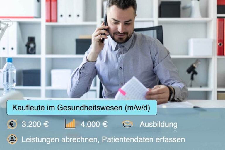 Kaufleute im Gesundheitswesen Beruf Profil Steckbrief Aufgaben