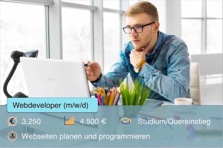 Webentwickler Webdeveloper Beruf Aufgaben Steckbrief