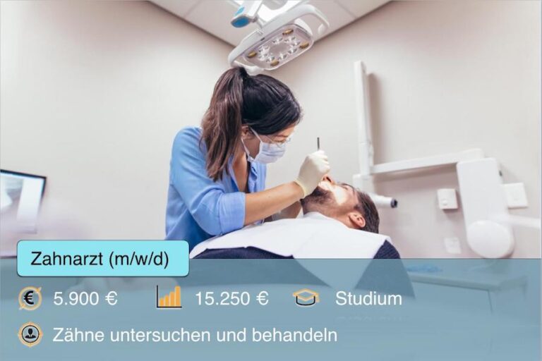 Zahnarzt Zahnaerzte Beruf werden