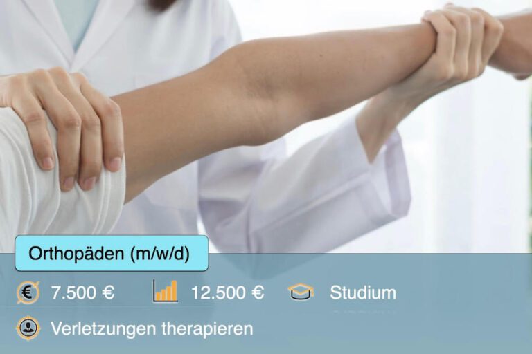 Orthopäden : Einstieg, Aufstieg, Einkommen