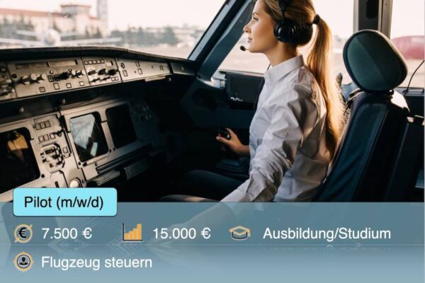 Piloten : Einstieg, Aufstieg, Einkommen